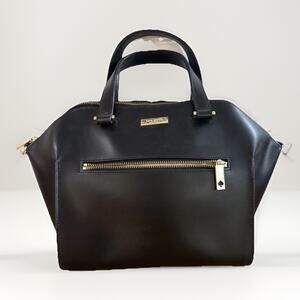Kate Spade Savannah Parliament Square Satchel Leather Black 3115-No strap